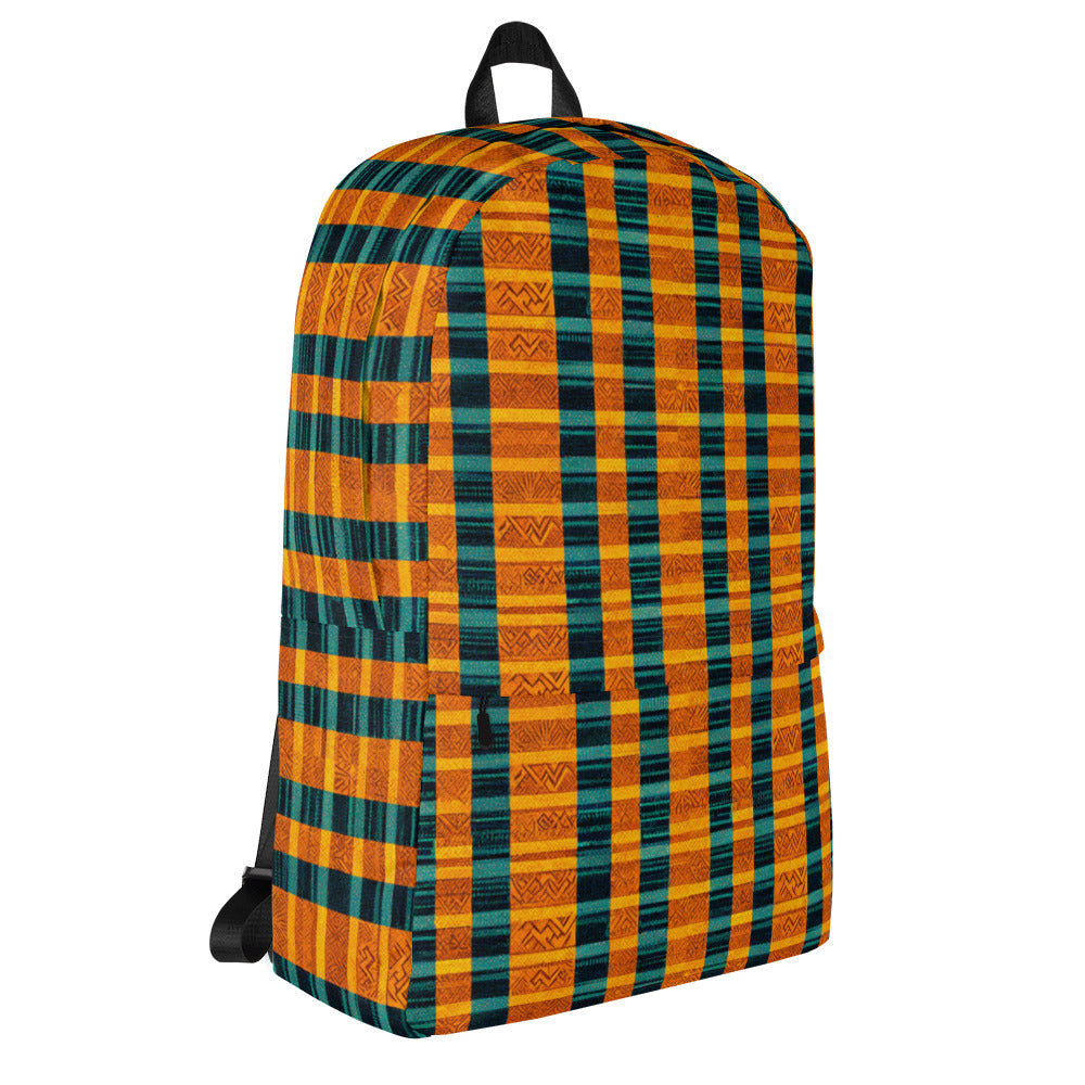 Teal & Tangerine Tapestry Backpack