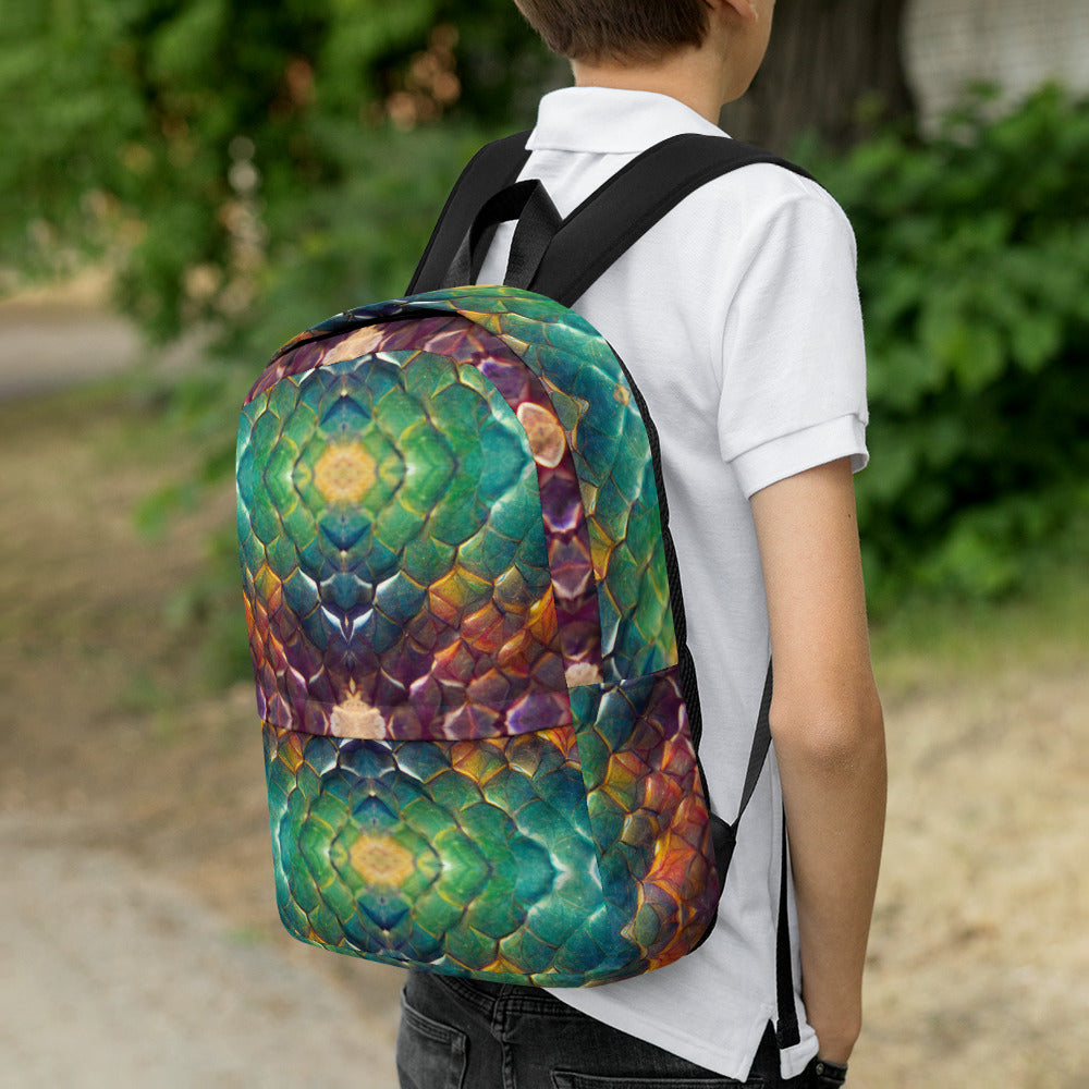 Prismijimmy, the Rainbow Guardian Dragon Backpack