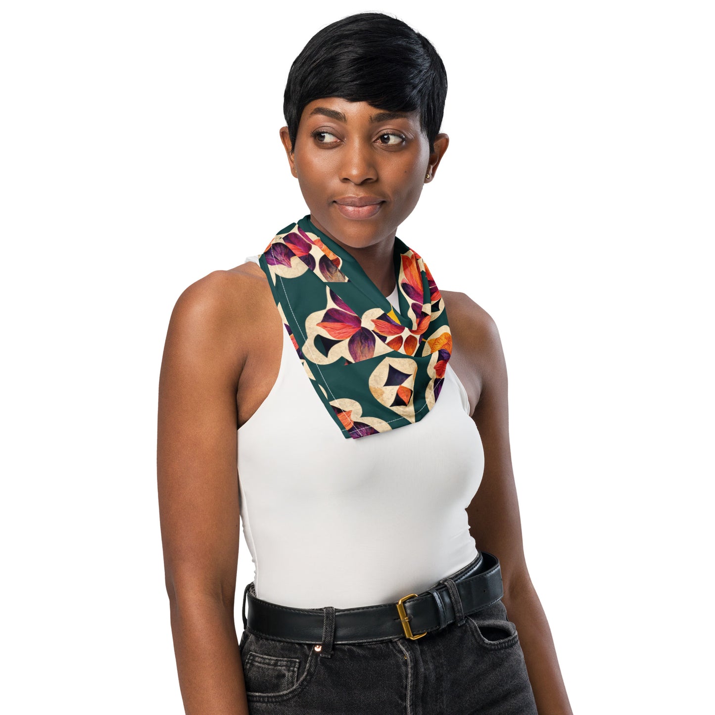 Ifrane’s Rainbow Blossoms bandana