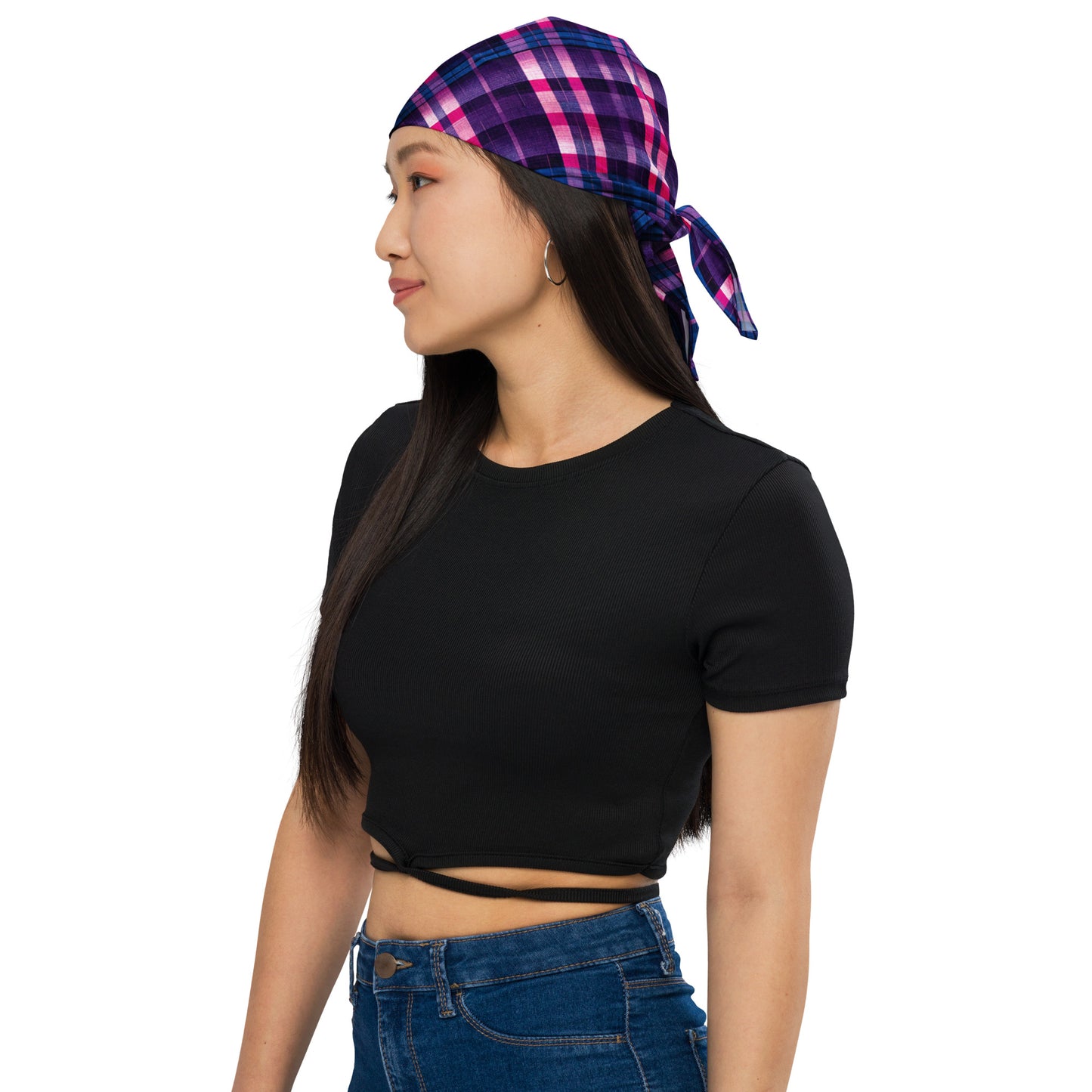 Berry Delight Plaid Bandana