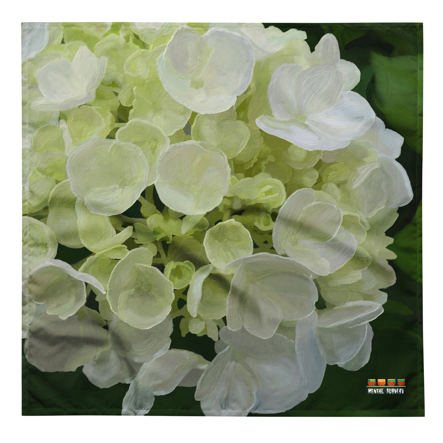 Jose’s White Hydrangea Pet bandana