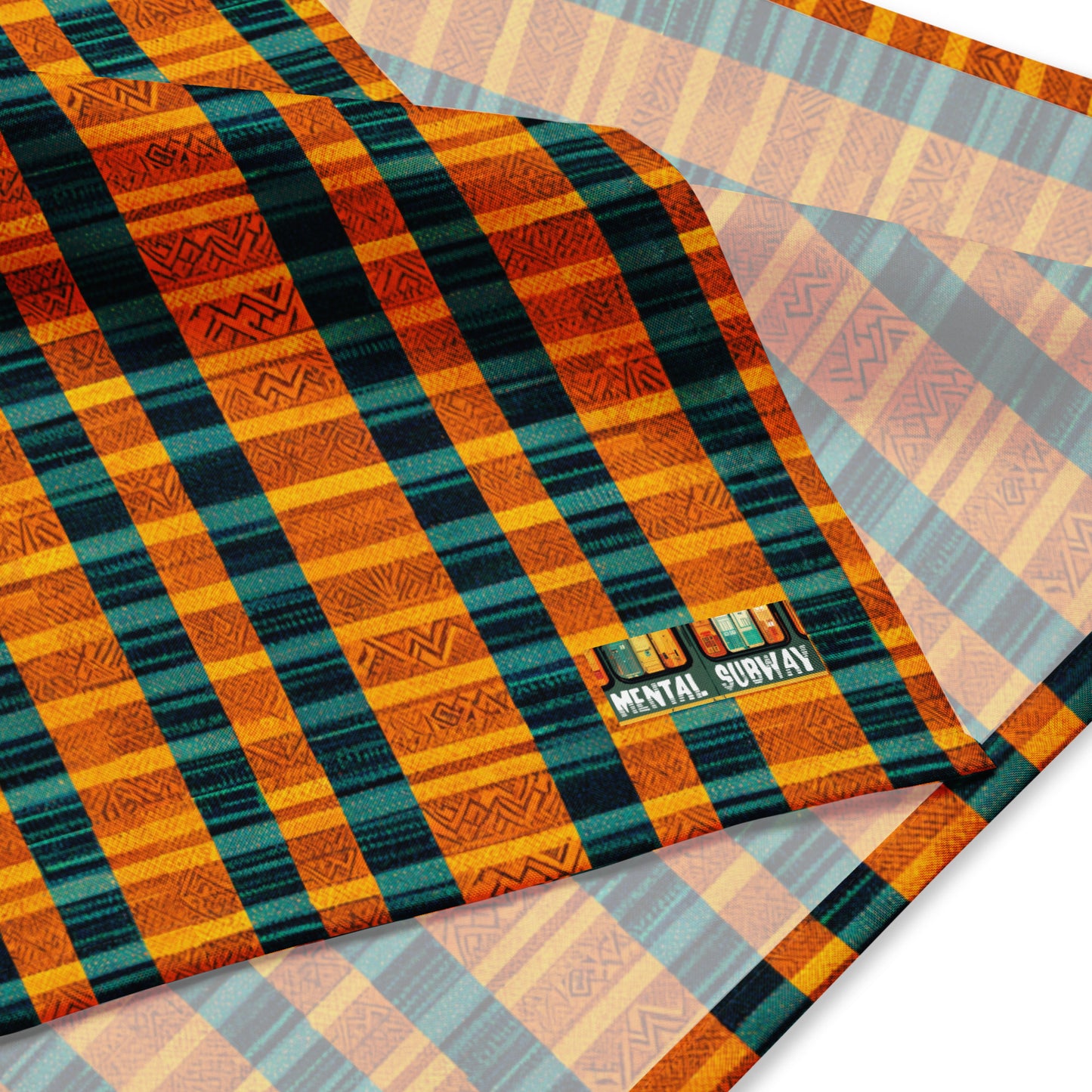 Teal & Tangerine Tapestry Pet bandana