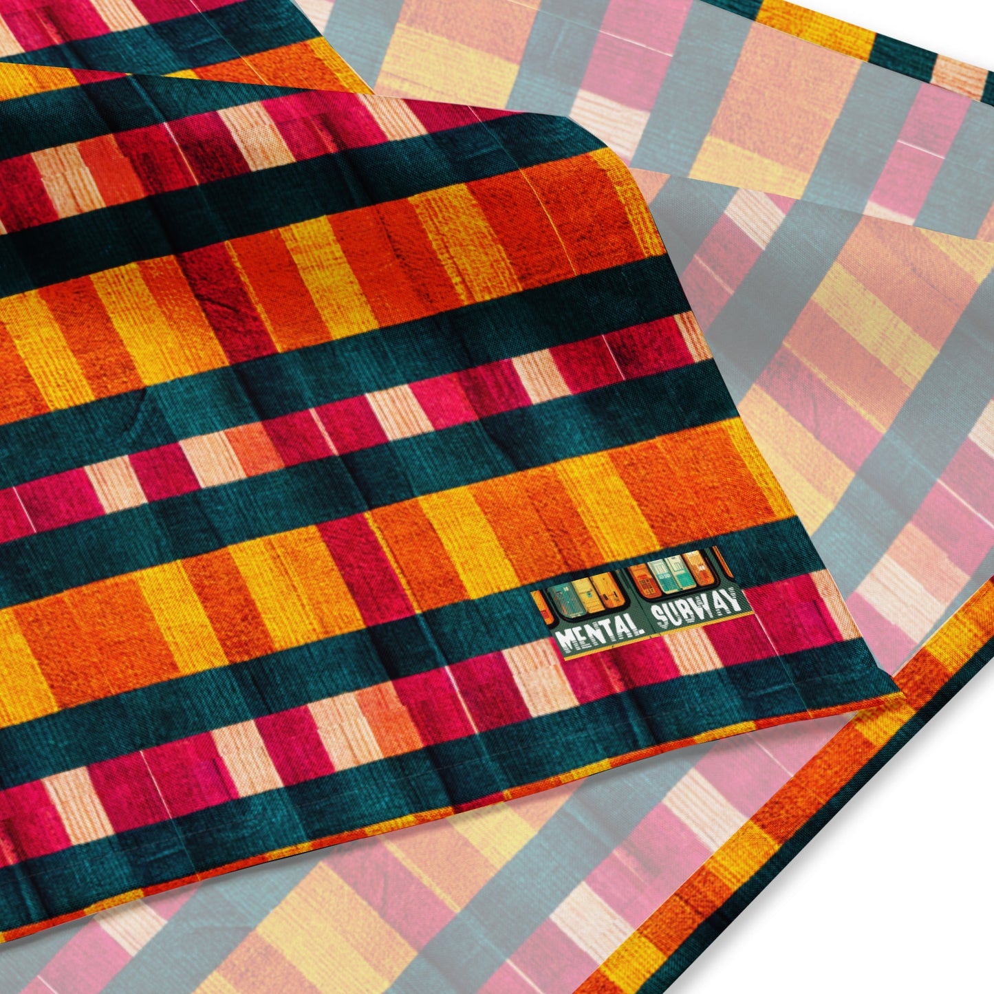 Tropical Fiesta Plaid Pet bandana