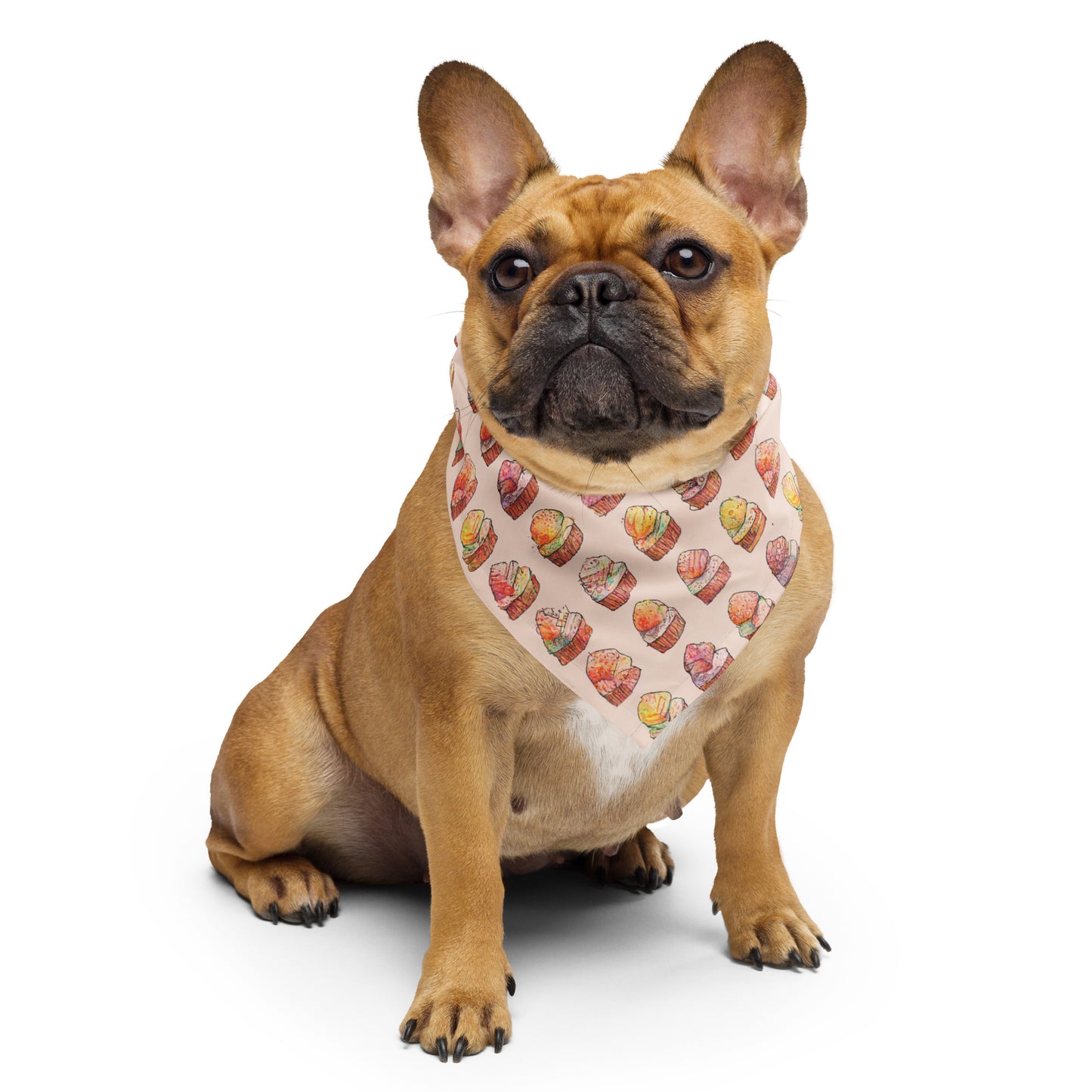 Dancing on Mom’s feet While Cupcakes Bake Pet bandana