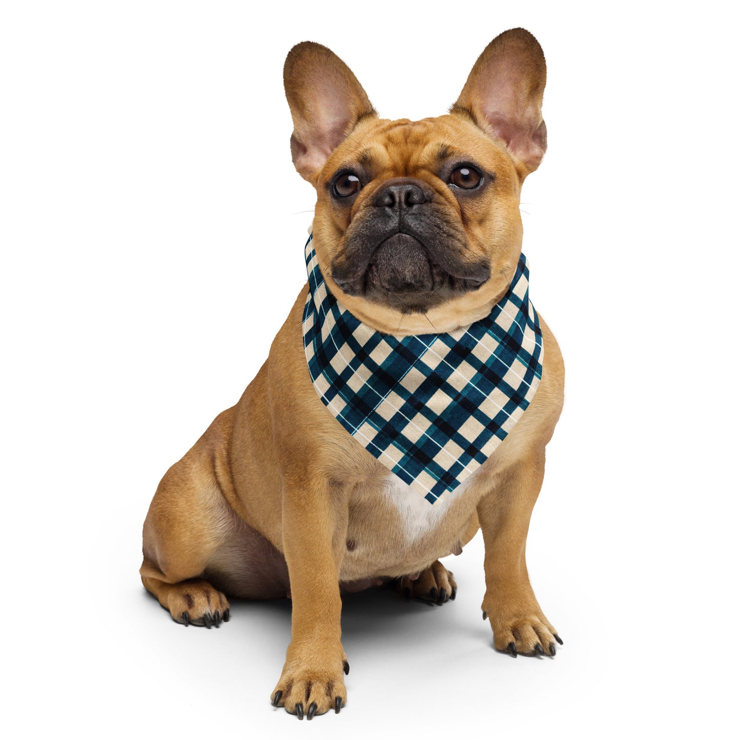 Frosty Glen Plaid Pet bandana