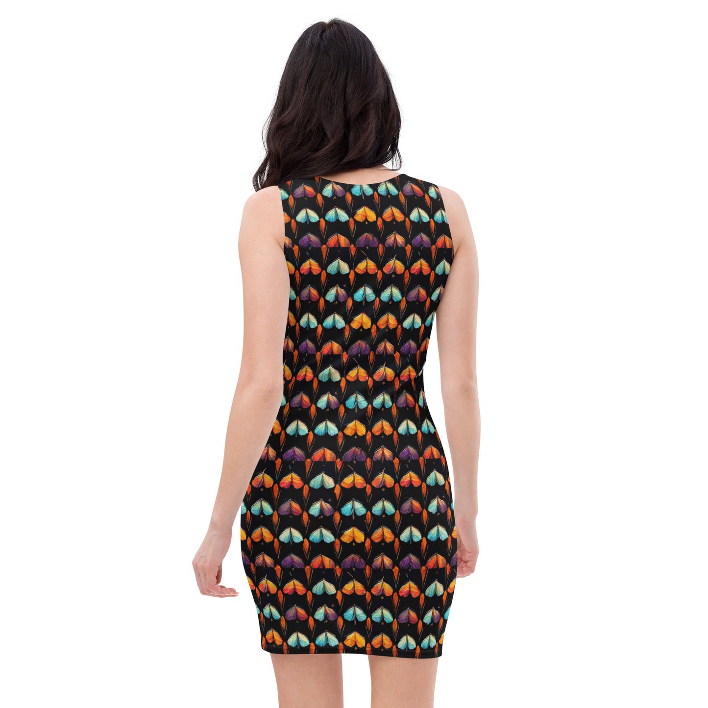 Quilted Wings Bodycon dress