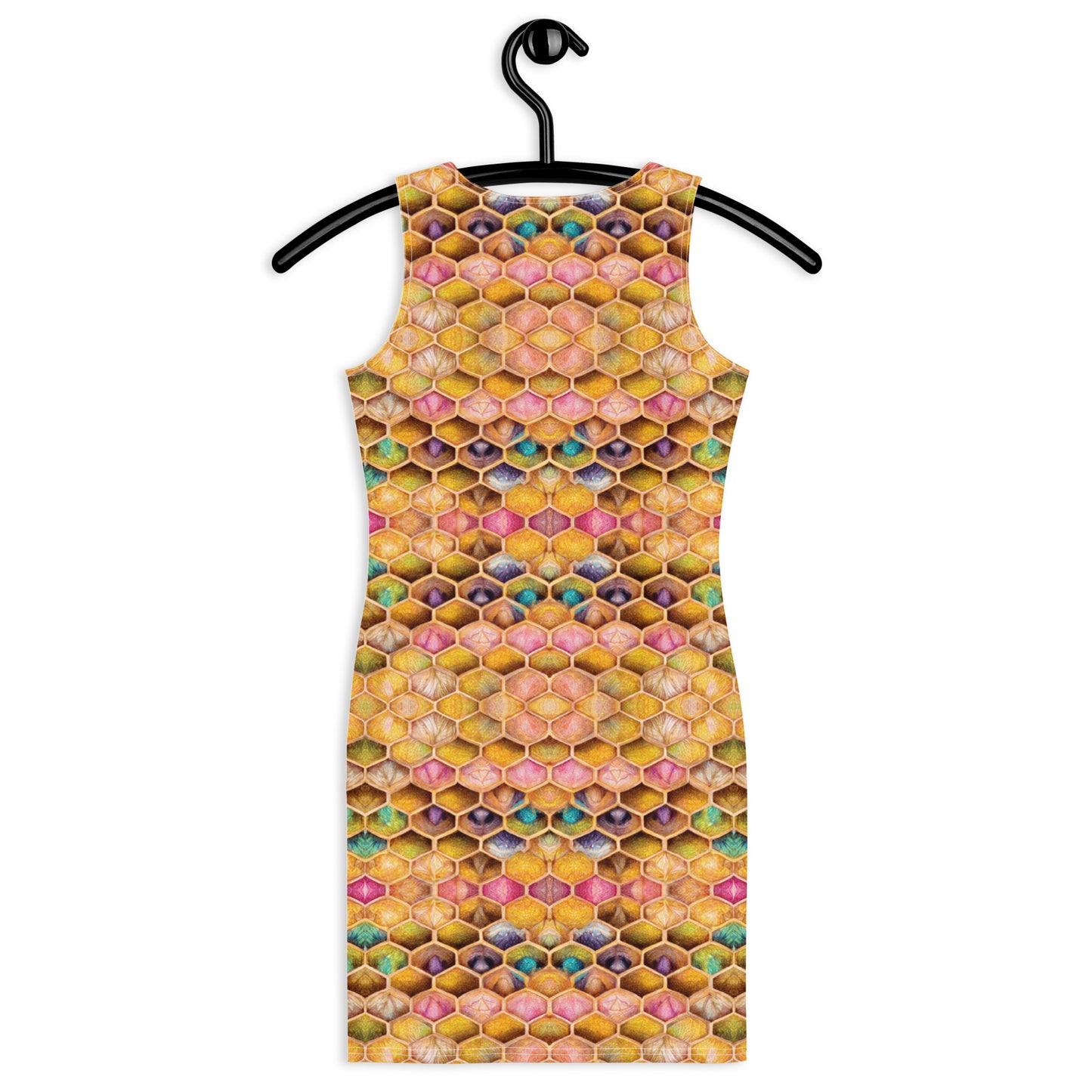 Rainbow Hive Radiance Bodycon dress