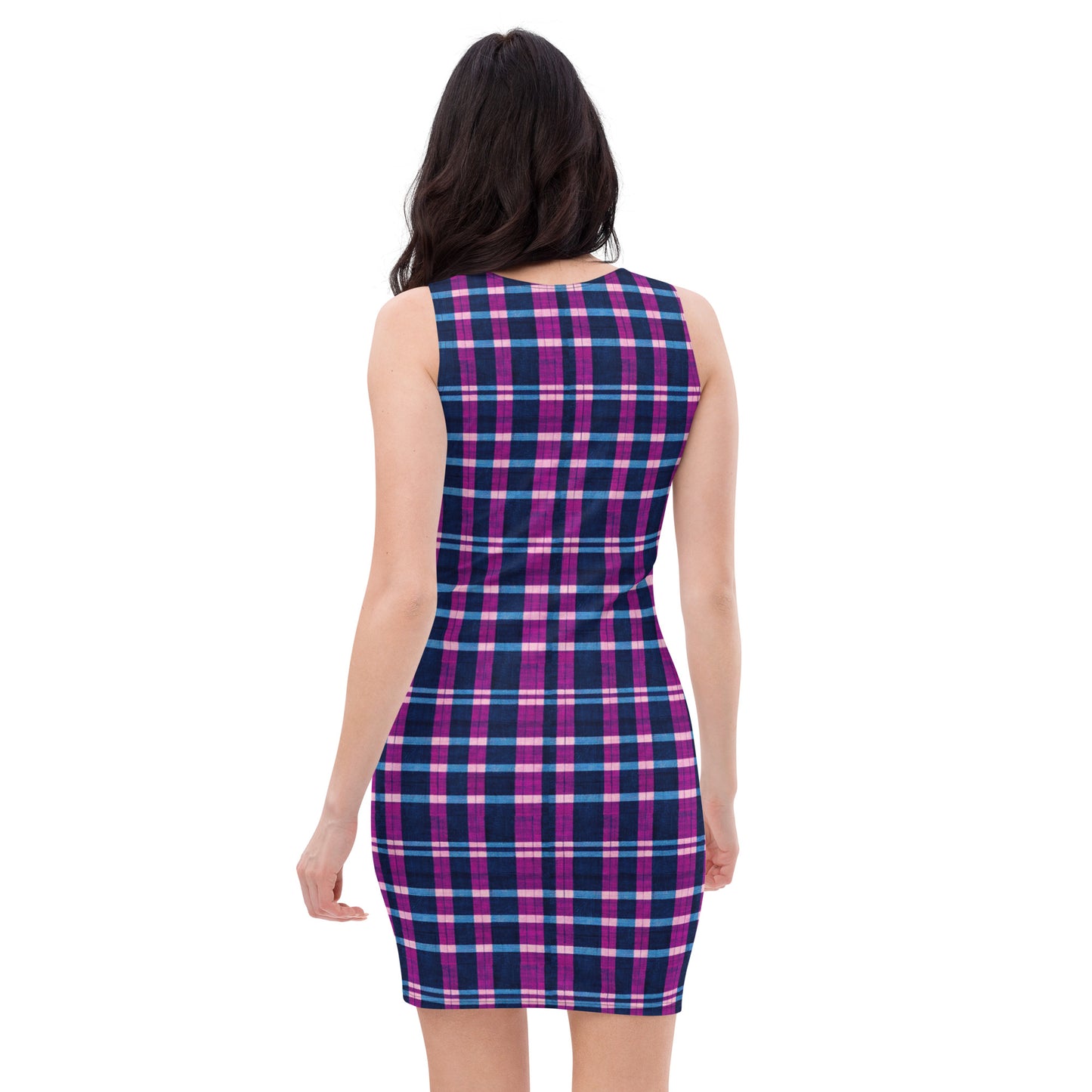 Royal Highlander Plaid Bodycon dress