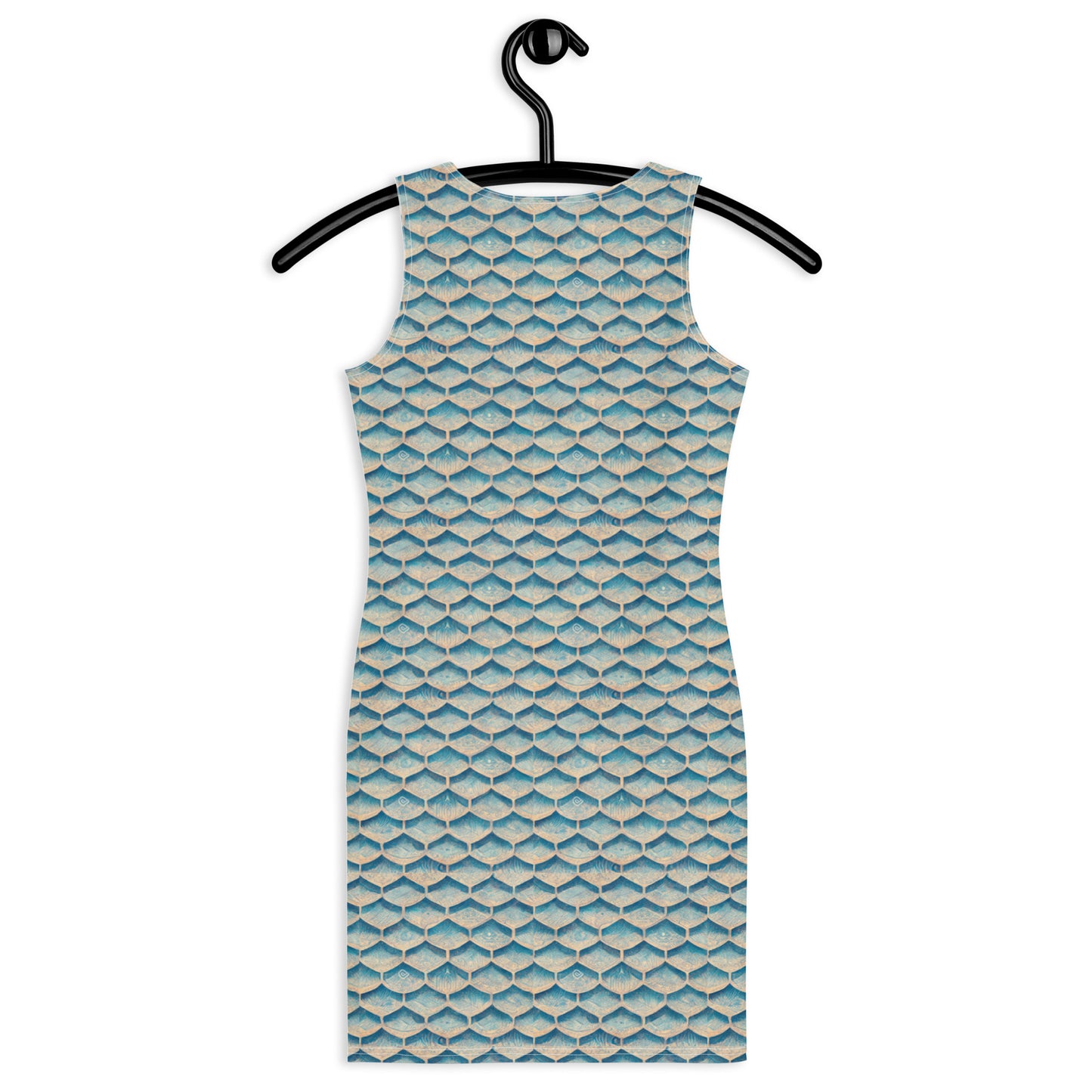 Seafoam Scales Bodycon dress