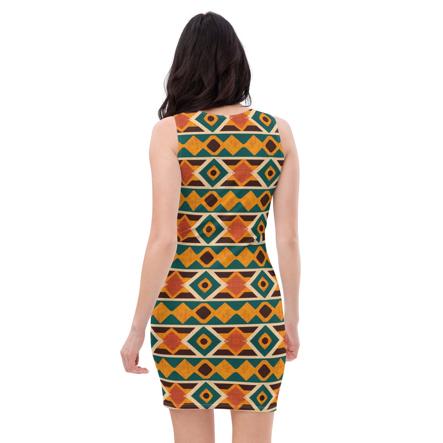 Tropical Diamond Tango Bodycon dress