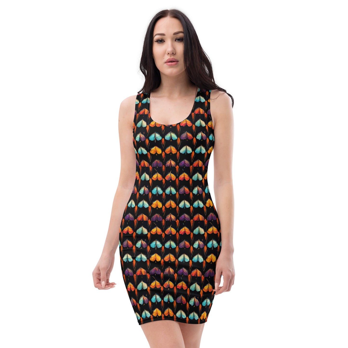 Quilted Wings Bodycon dress