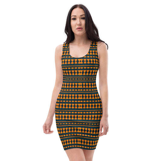 Safari Symphony Bodycon dress