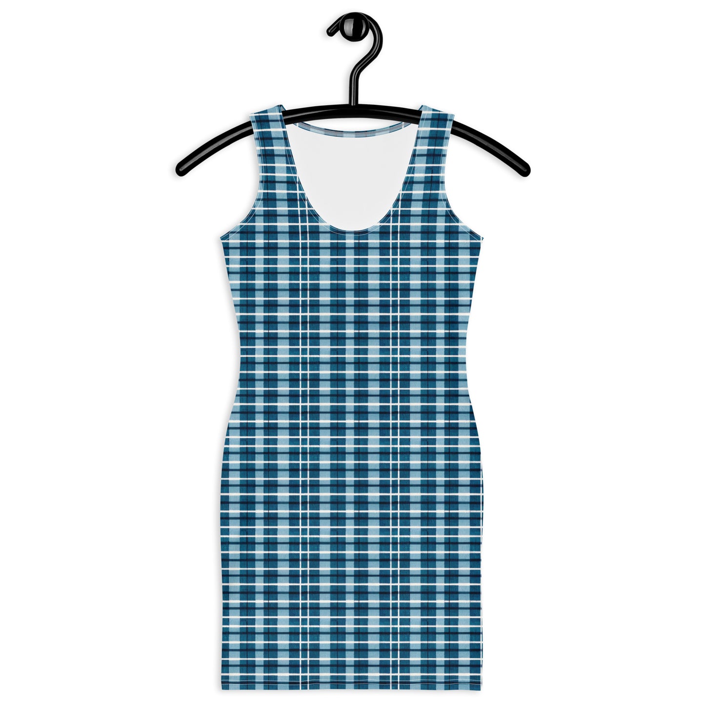 Scotsman’s Skyward Plaid Bodycon dress