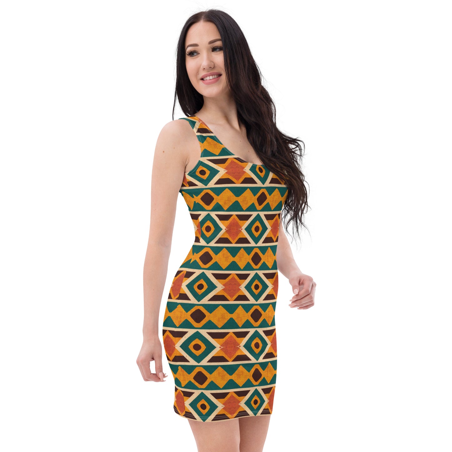 Tropical Diamond Tango Bodycon dress