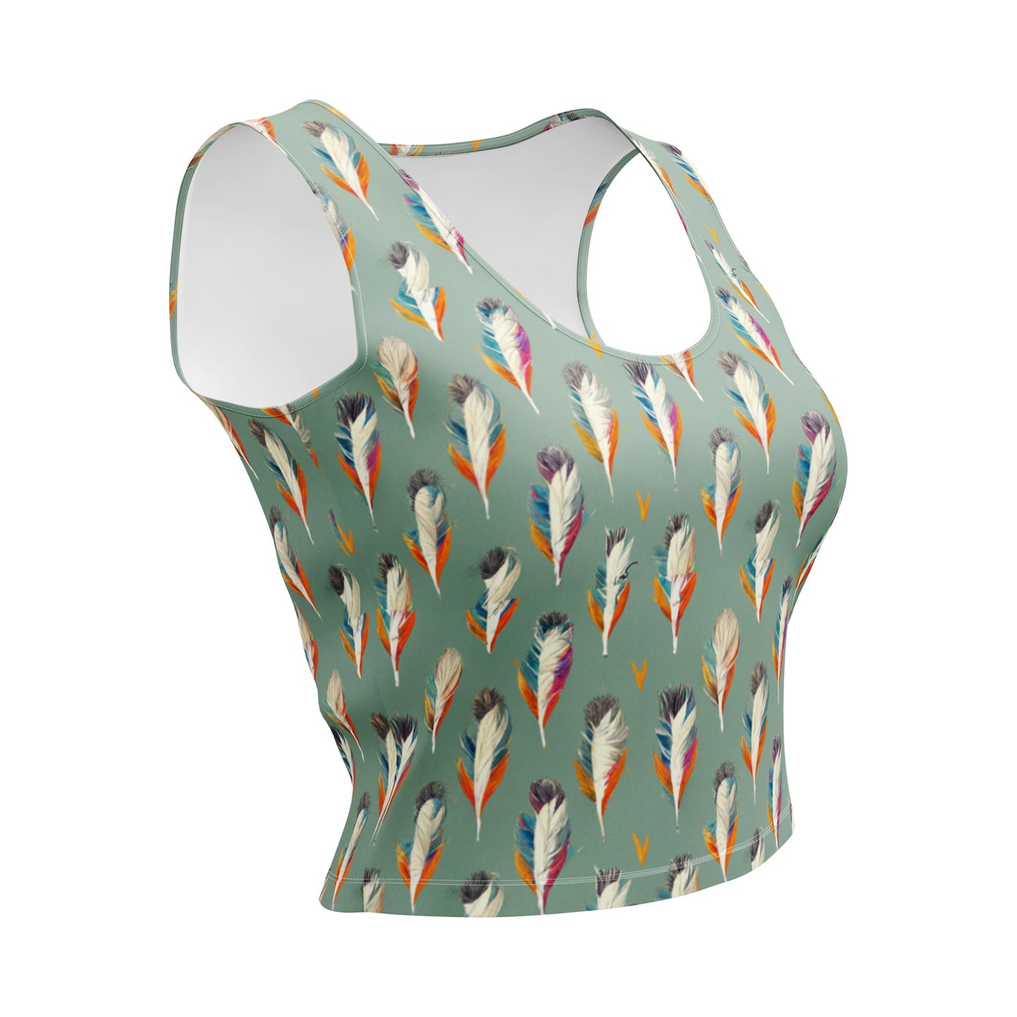 Tropical Birdsong Crop Top