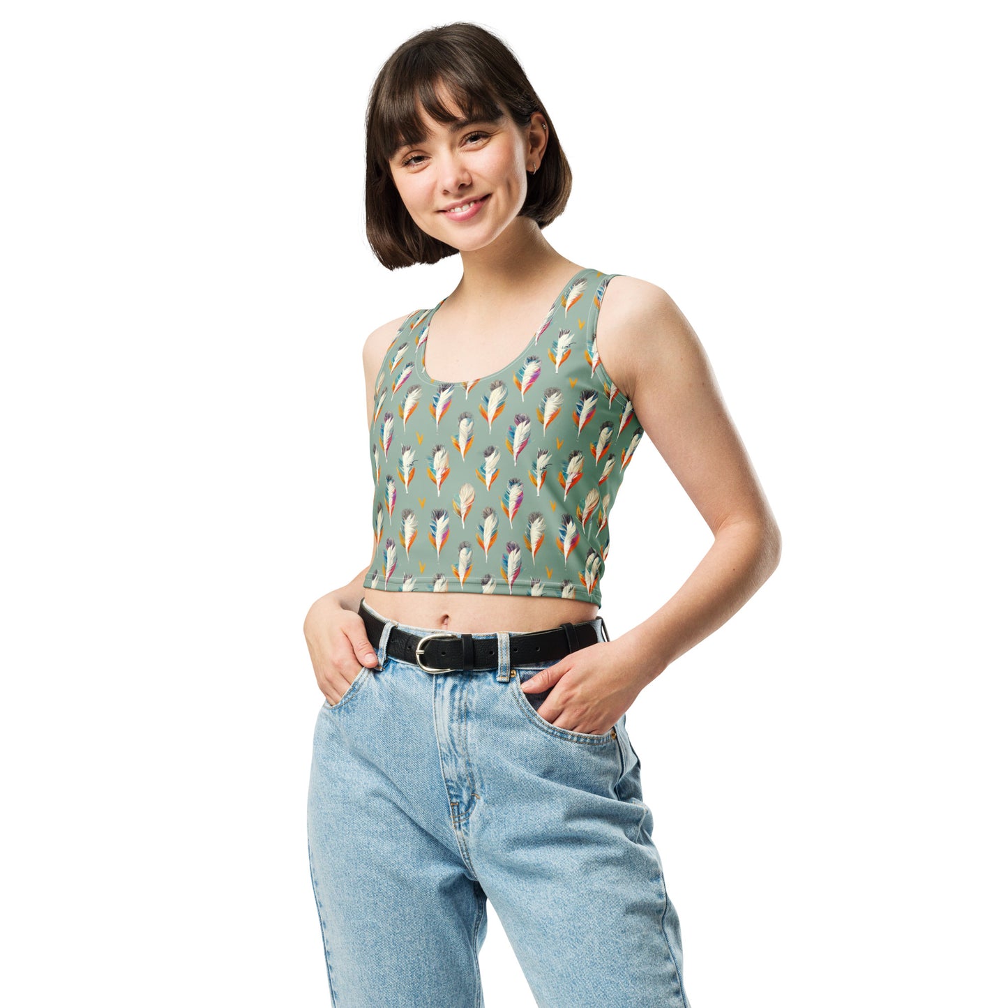 Tropical Birdsong Crop Top