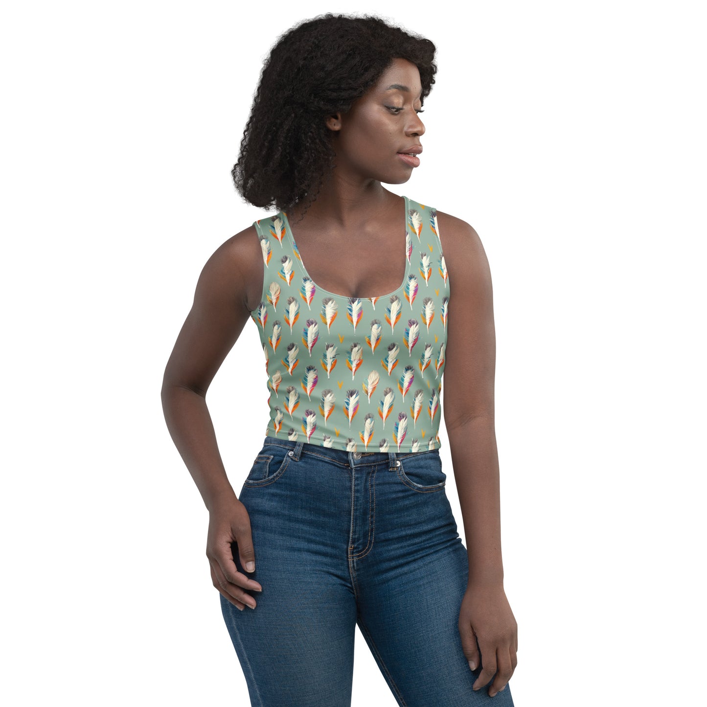 Tropical Birdsong Crop Top