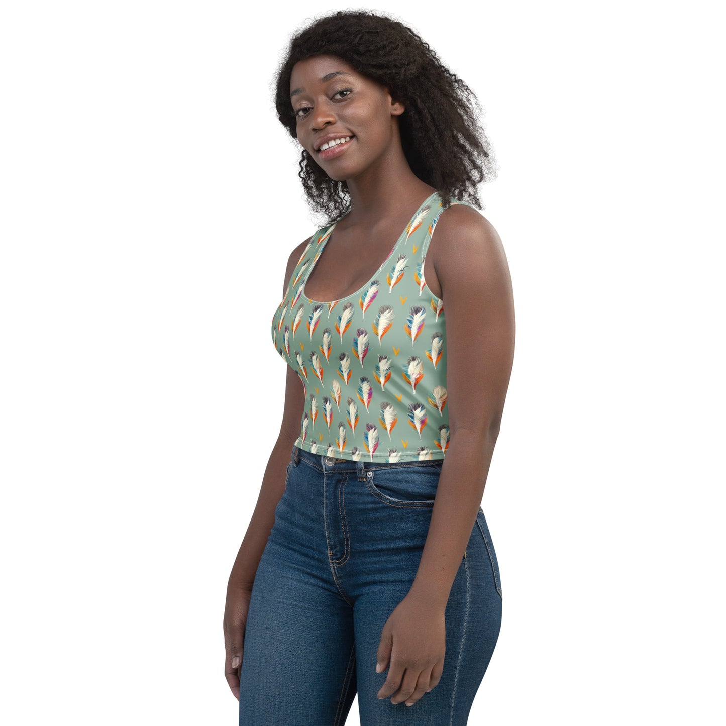 Tropical Birdsong Crop Top