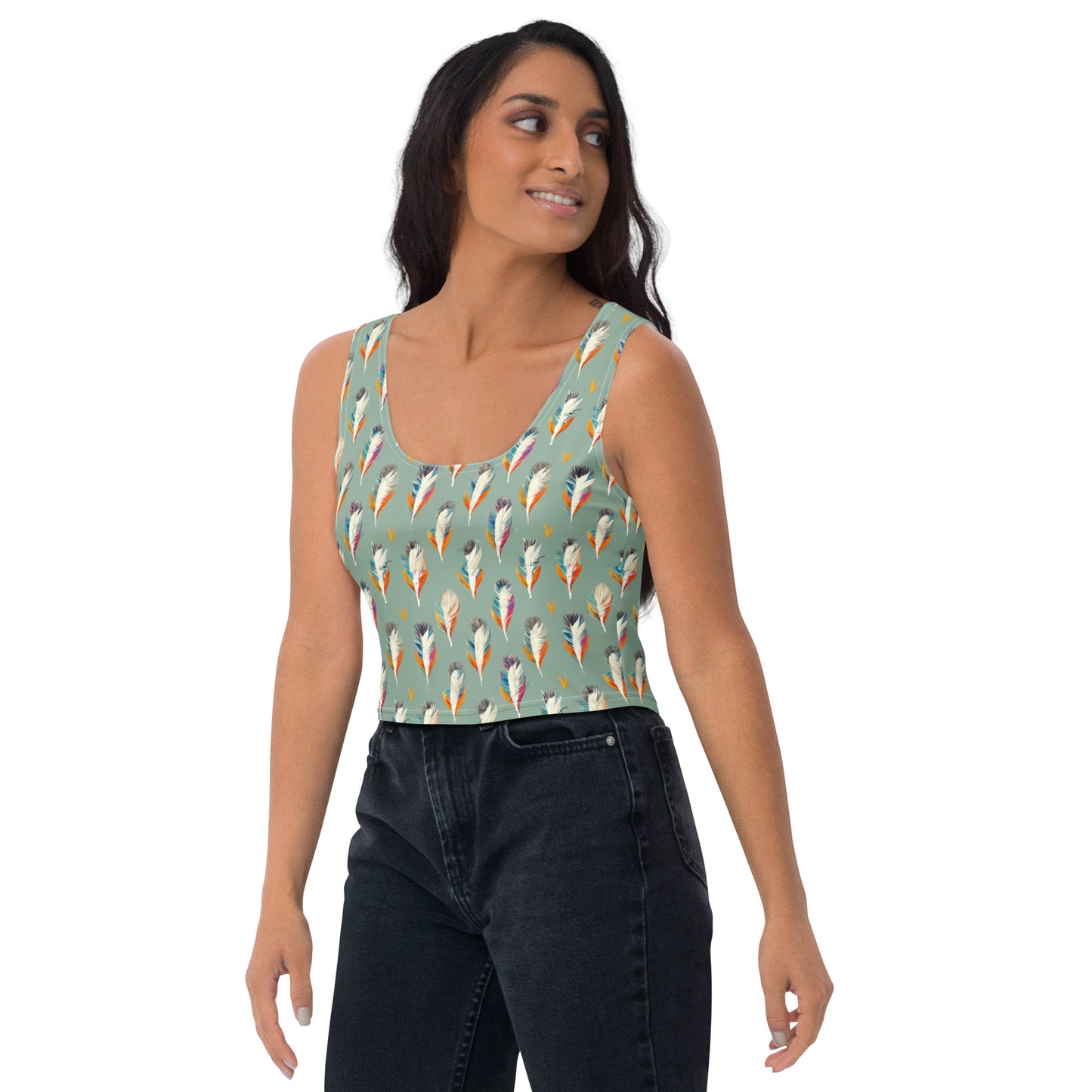 Tropical Birdsong Crop Top