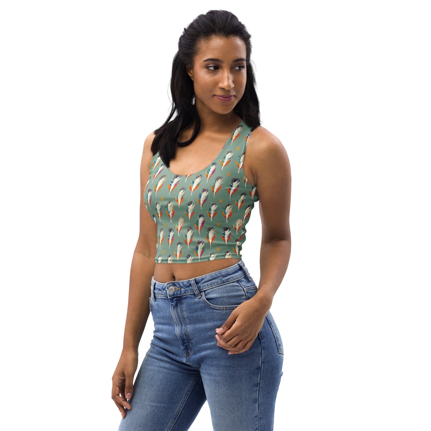 Tropical Birdsong Crop Top