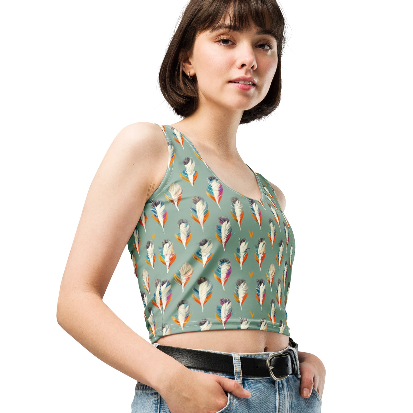 Tropical Birdsong Crop Top