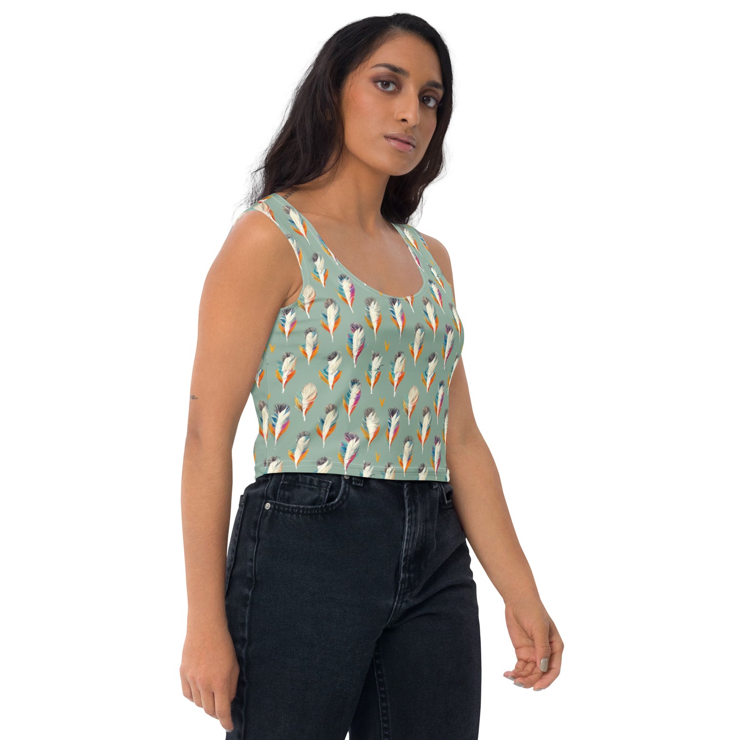 Tropical Birdsong Crop Top