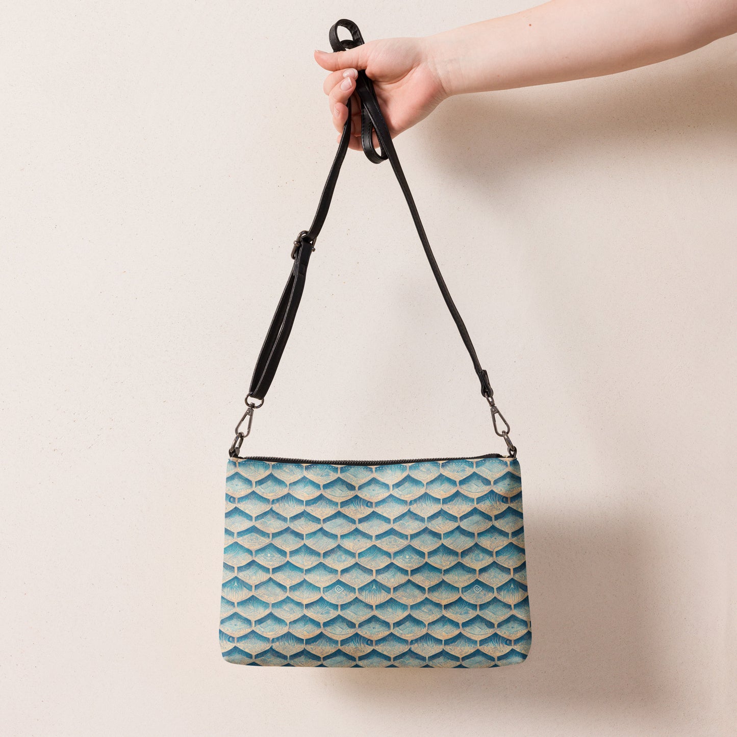 Seafoam Scales Crossbody bag