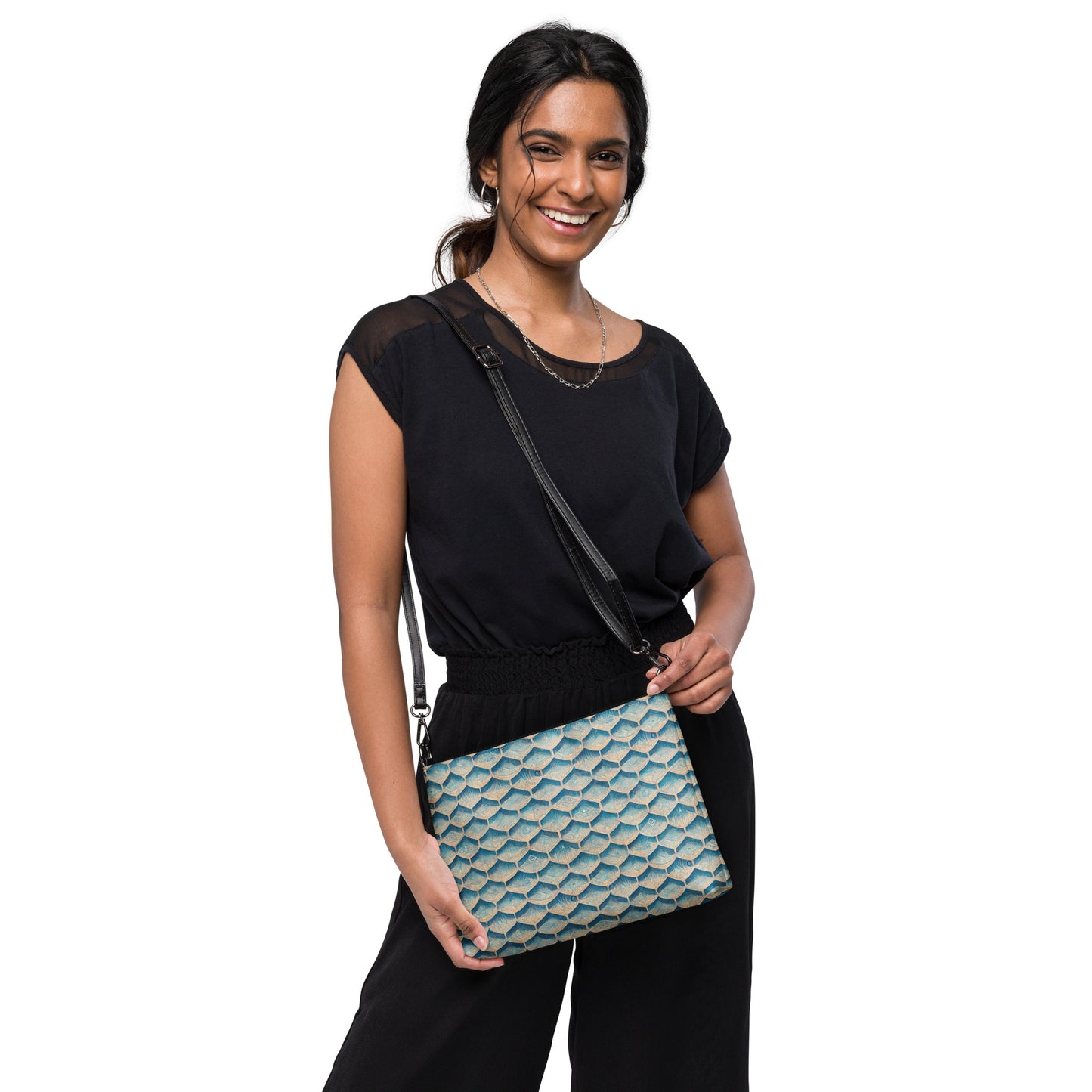 Seafoam Scales Crossbody bag