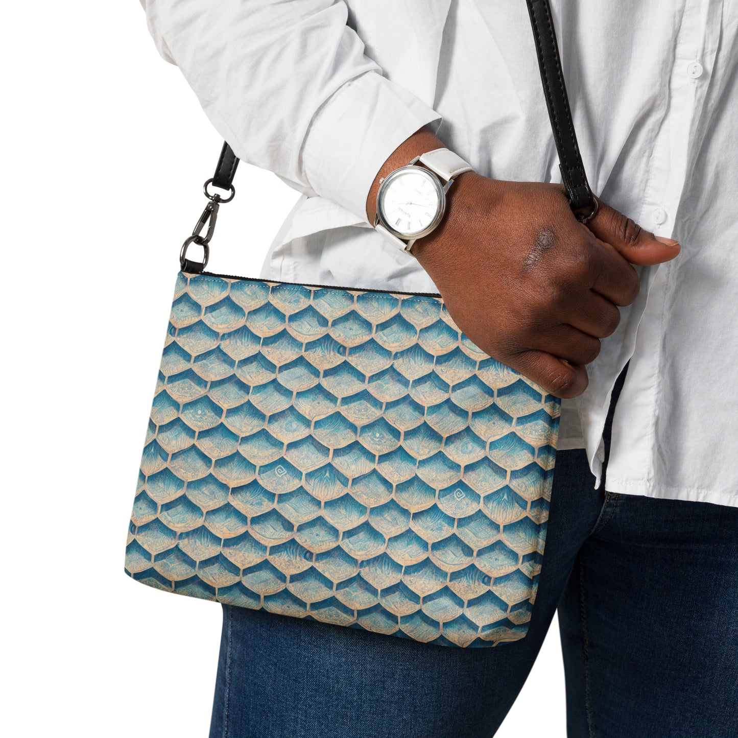 Seafoam Scales Crossbody bag