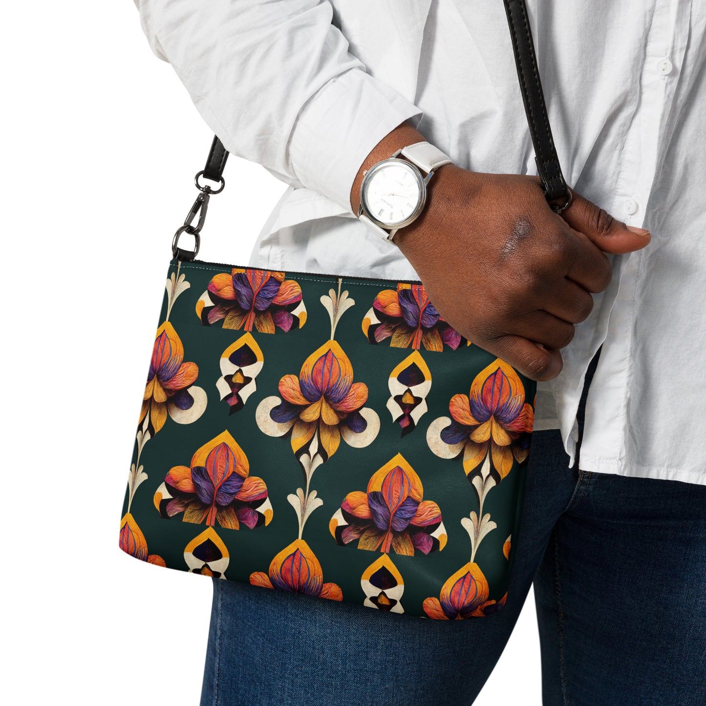 Taza’s Radiant Petals Crossbody bag