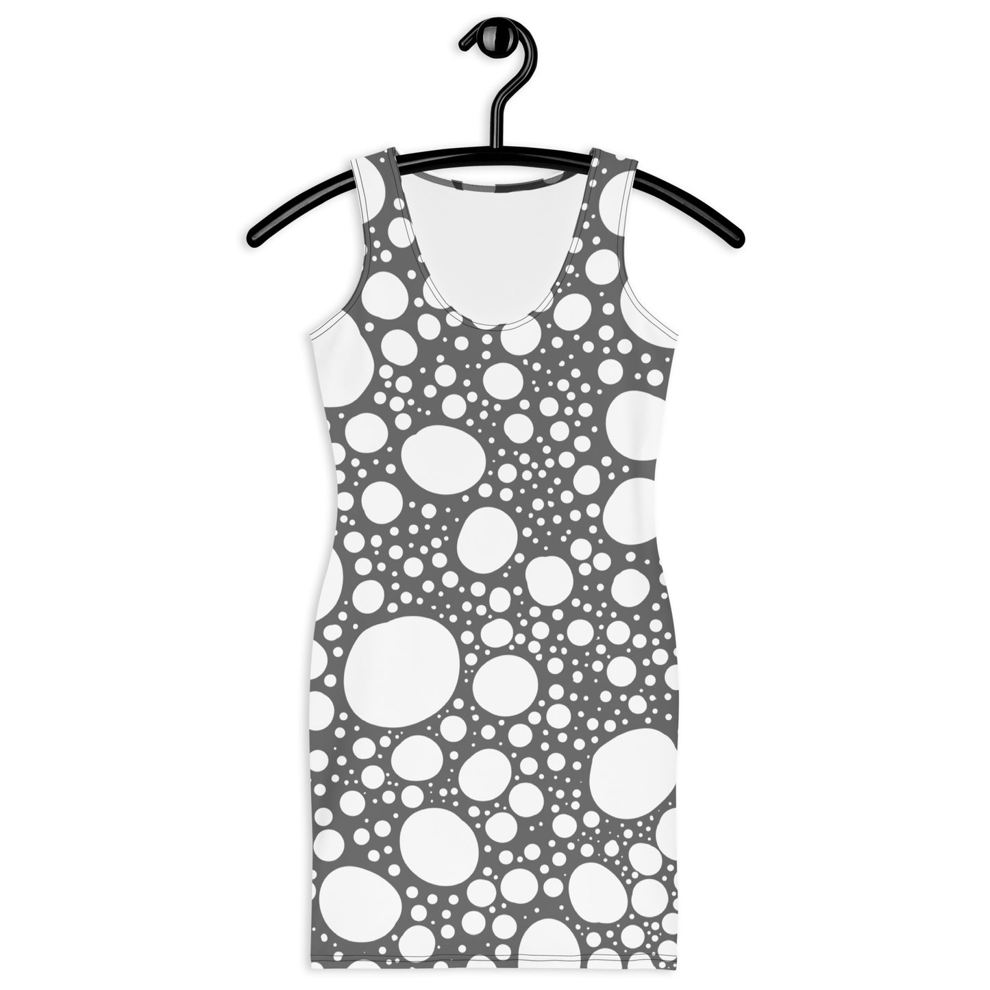 Blanca Ink Spots on Grey Sublimation Cut & Sew Dress