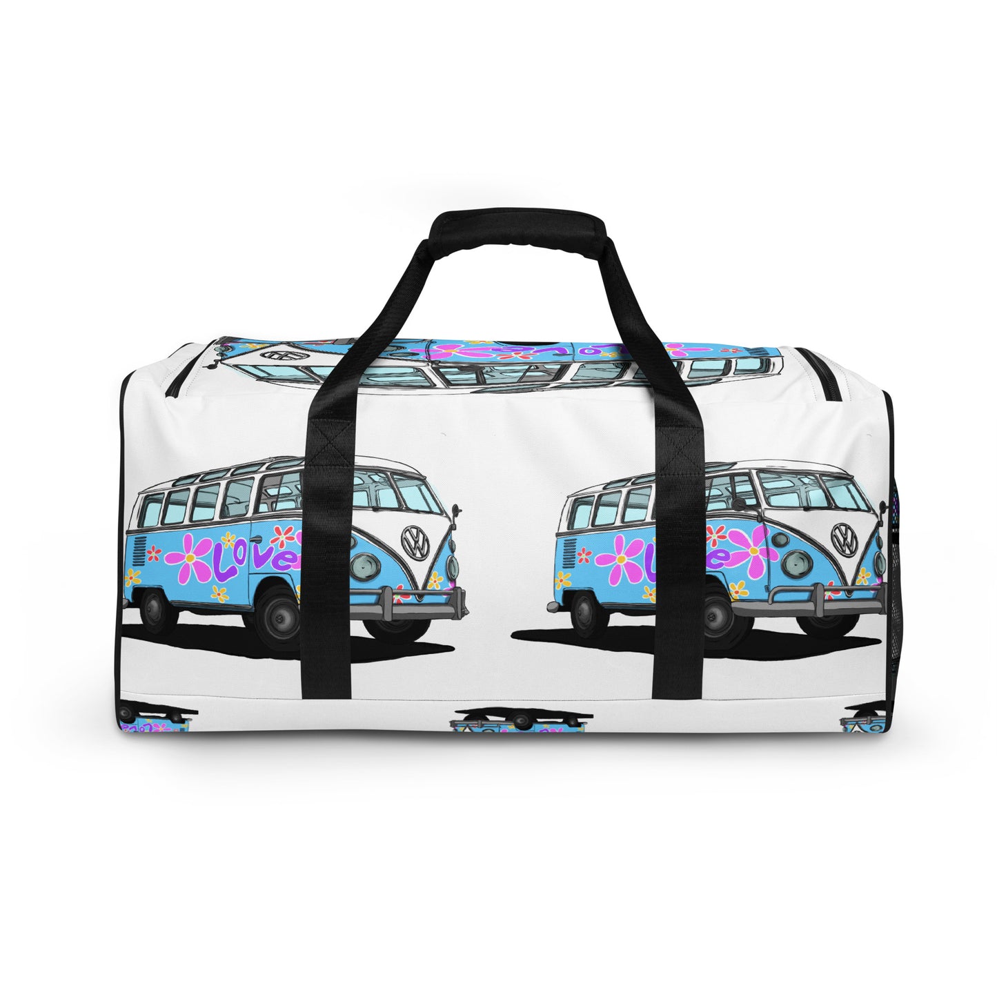 Blue Love VW Van Duffle bag