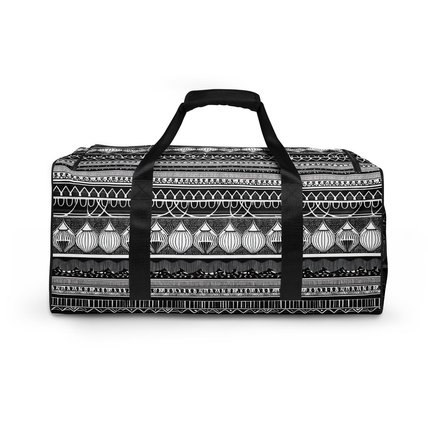 Monochrome Lanterns Duffle bag