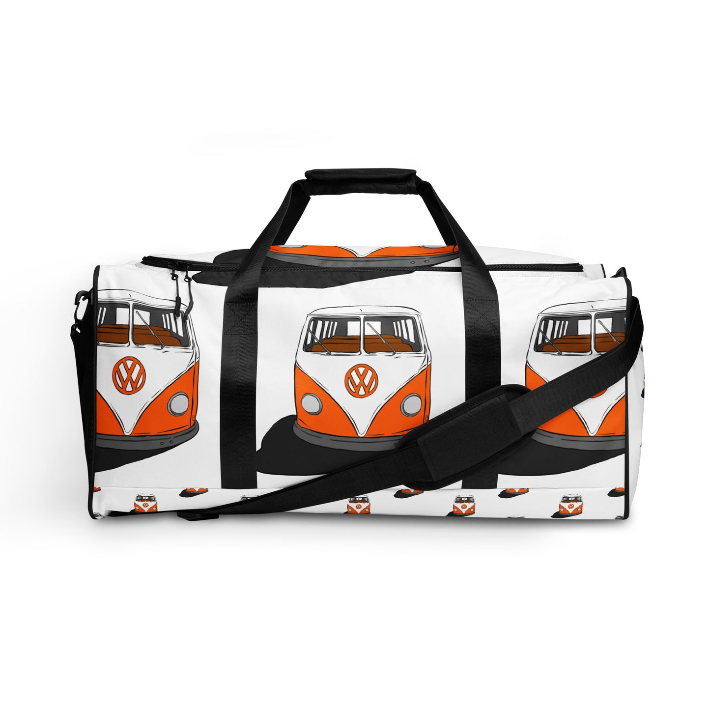 Orange VW Van Duffle bag