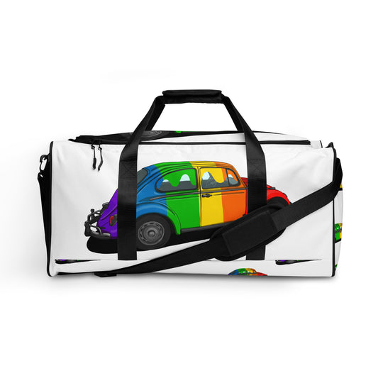 Rainbow VW Bug Duffle bag