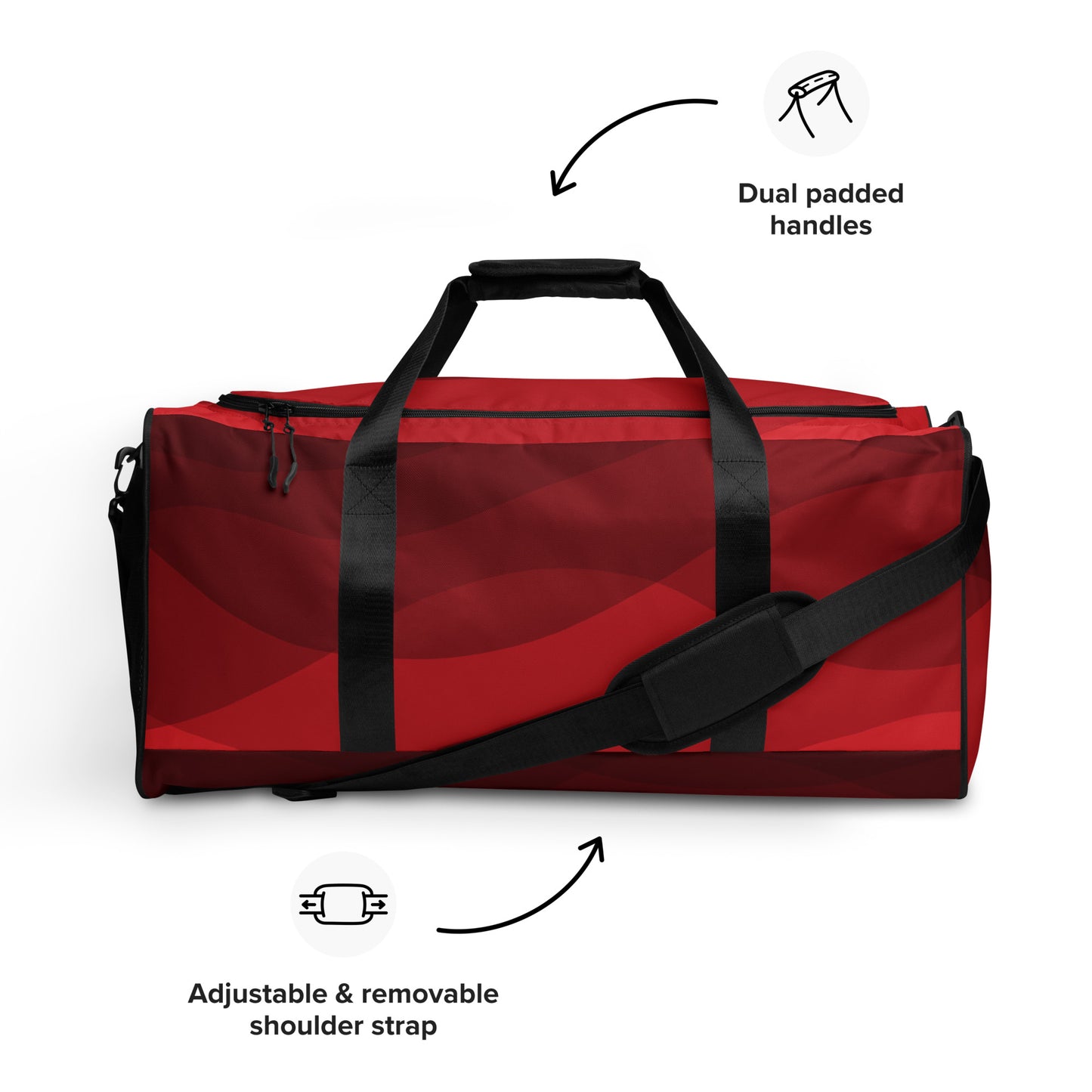 Crimson Motion Duffle bag