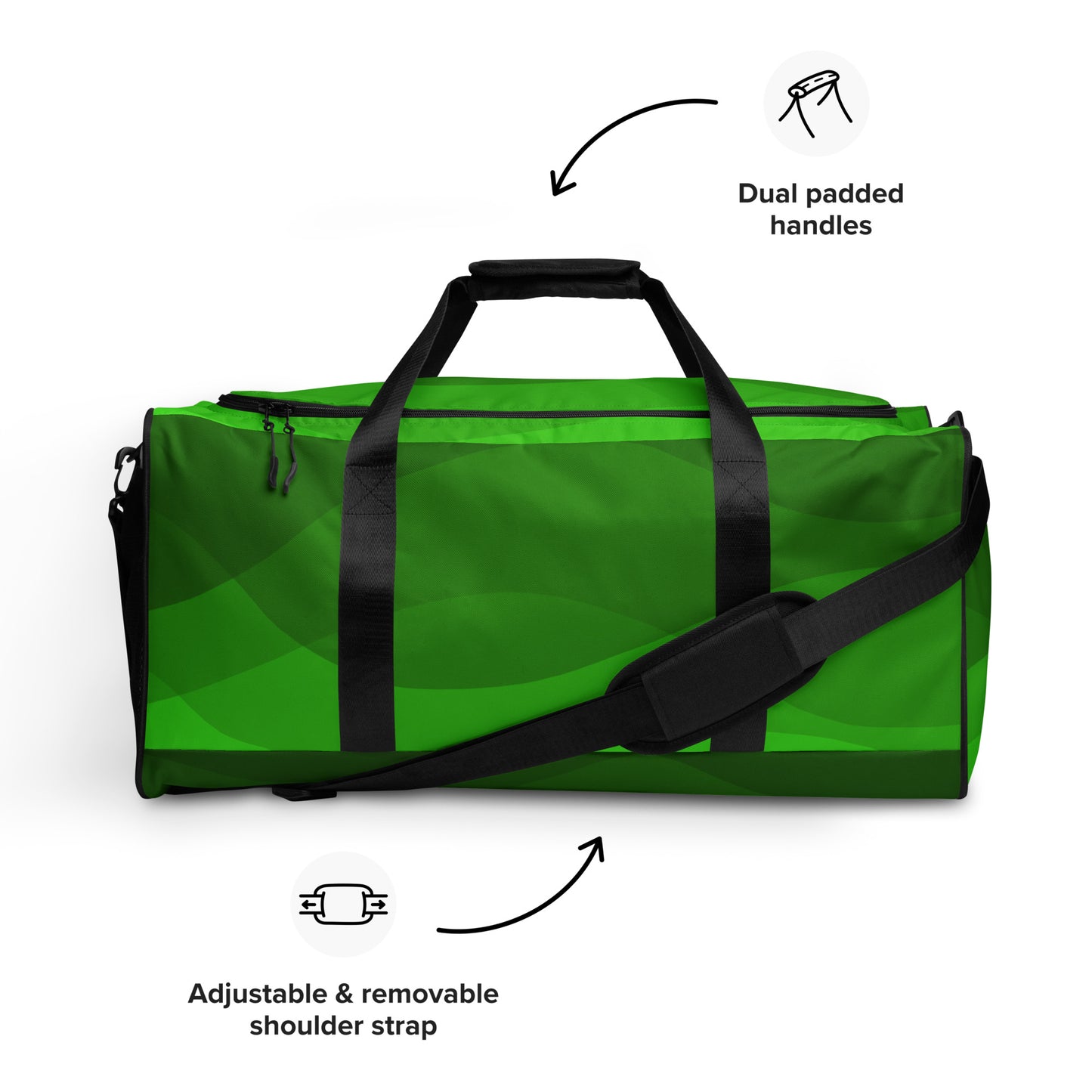 Green Cascade Duffle bag