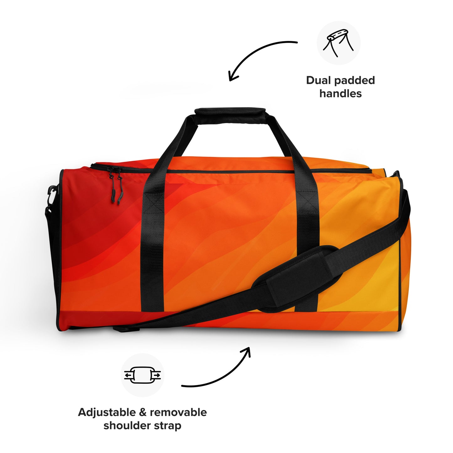 Molten Waves Duffle bag