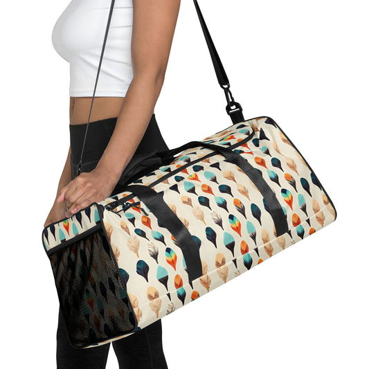 Colorful Plumes Duffle bag