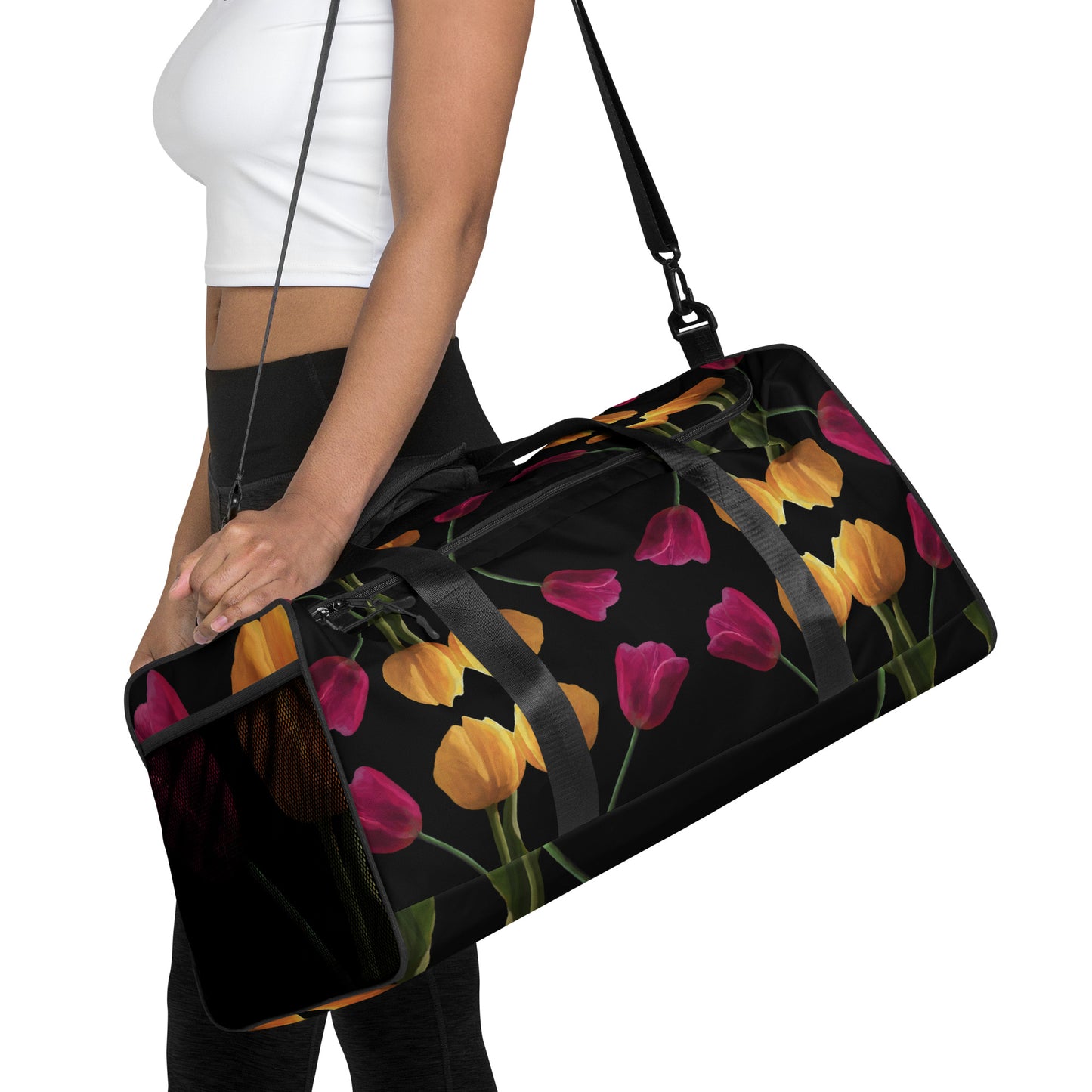 Jermita’s Tulips Duffle bag