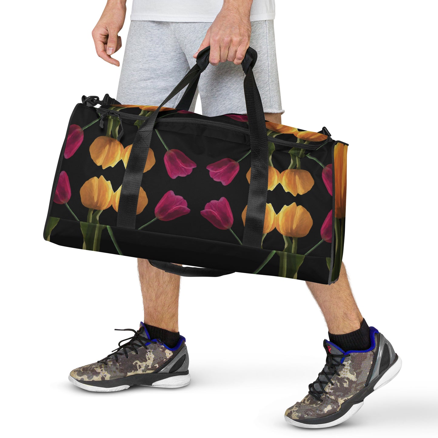 Jermita’s Tulips Duffle bag