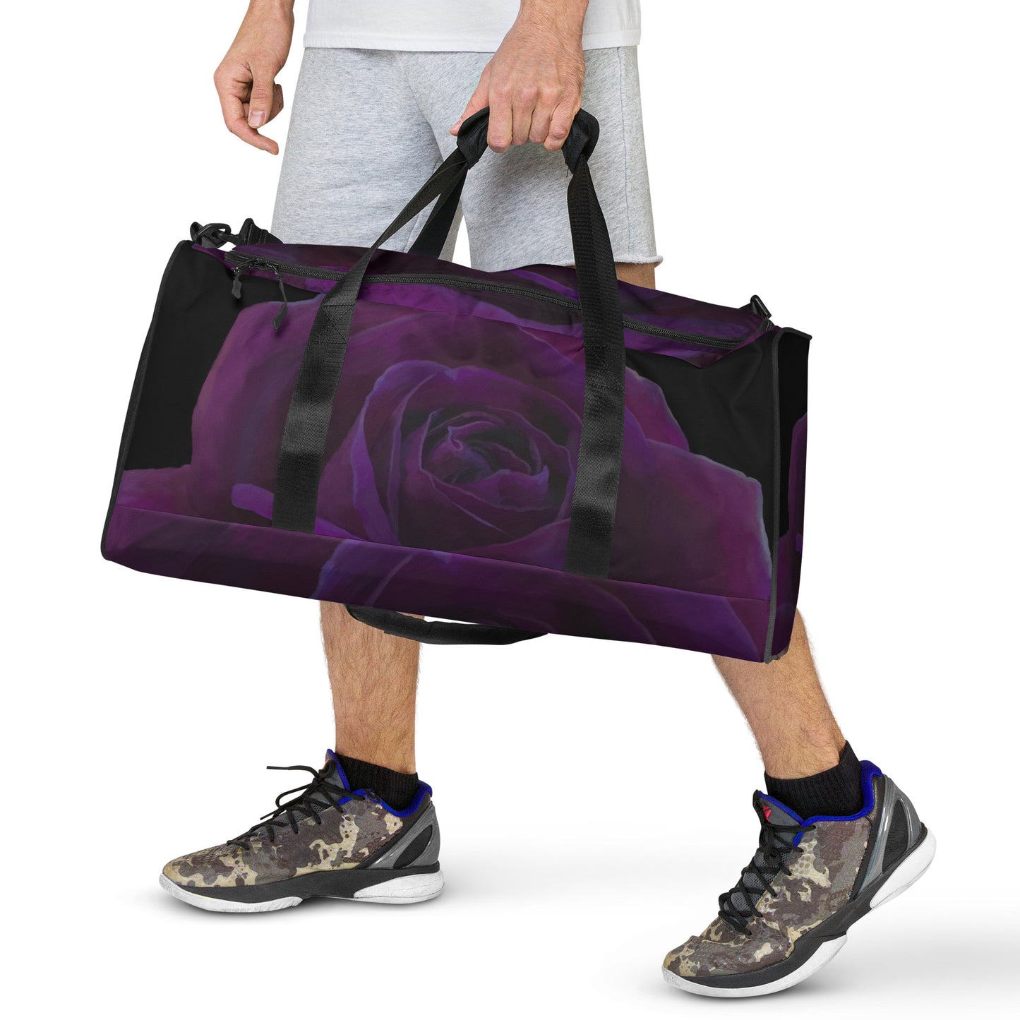 Joey’s Purple Rose Duffle bag