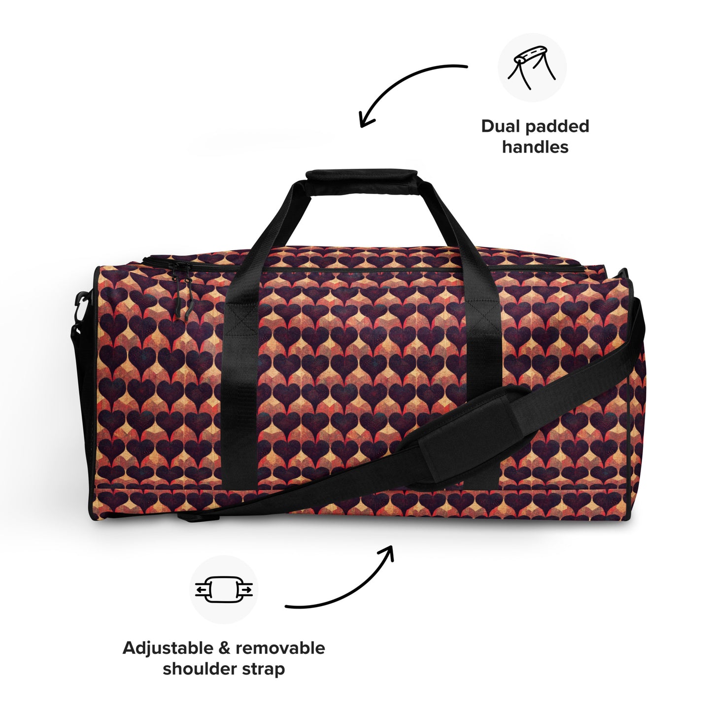 Loves Tapestry Duffle bag