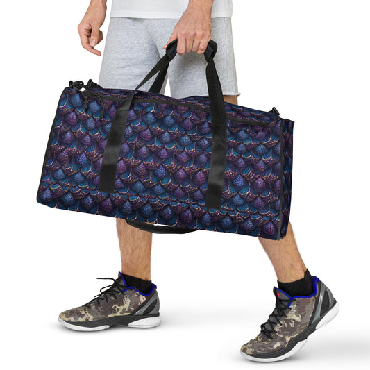 Luminosa, the Radiant Amethyst Drakon Duffle bag