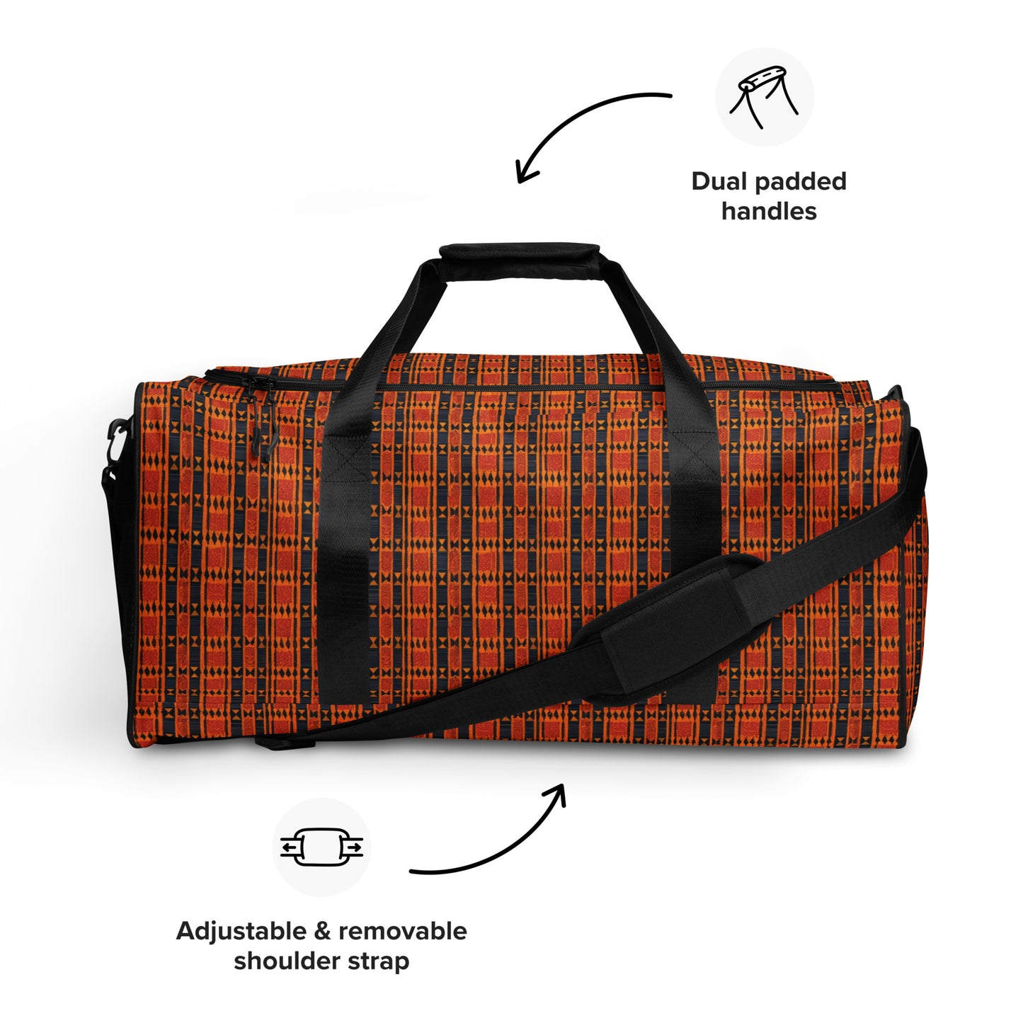 Maasai Stripe Mirage Duffle bag