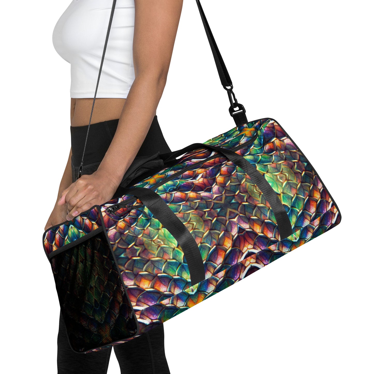 Margonithia, the Glittering Rainbow Sovereign Duffle bag