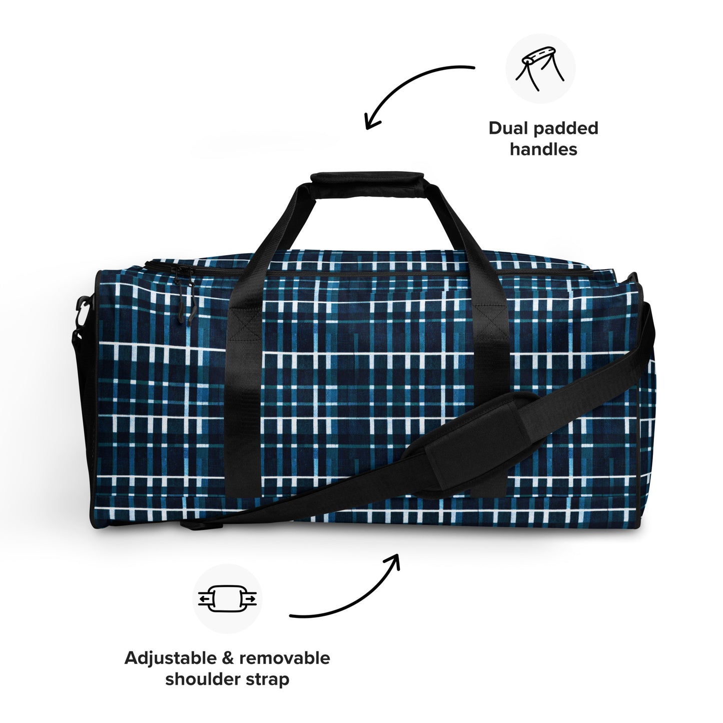 Royal Blue Scottish Heritage Duffle bag