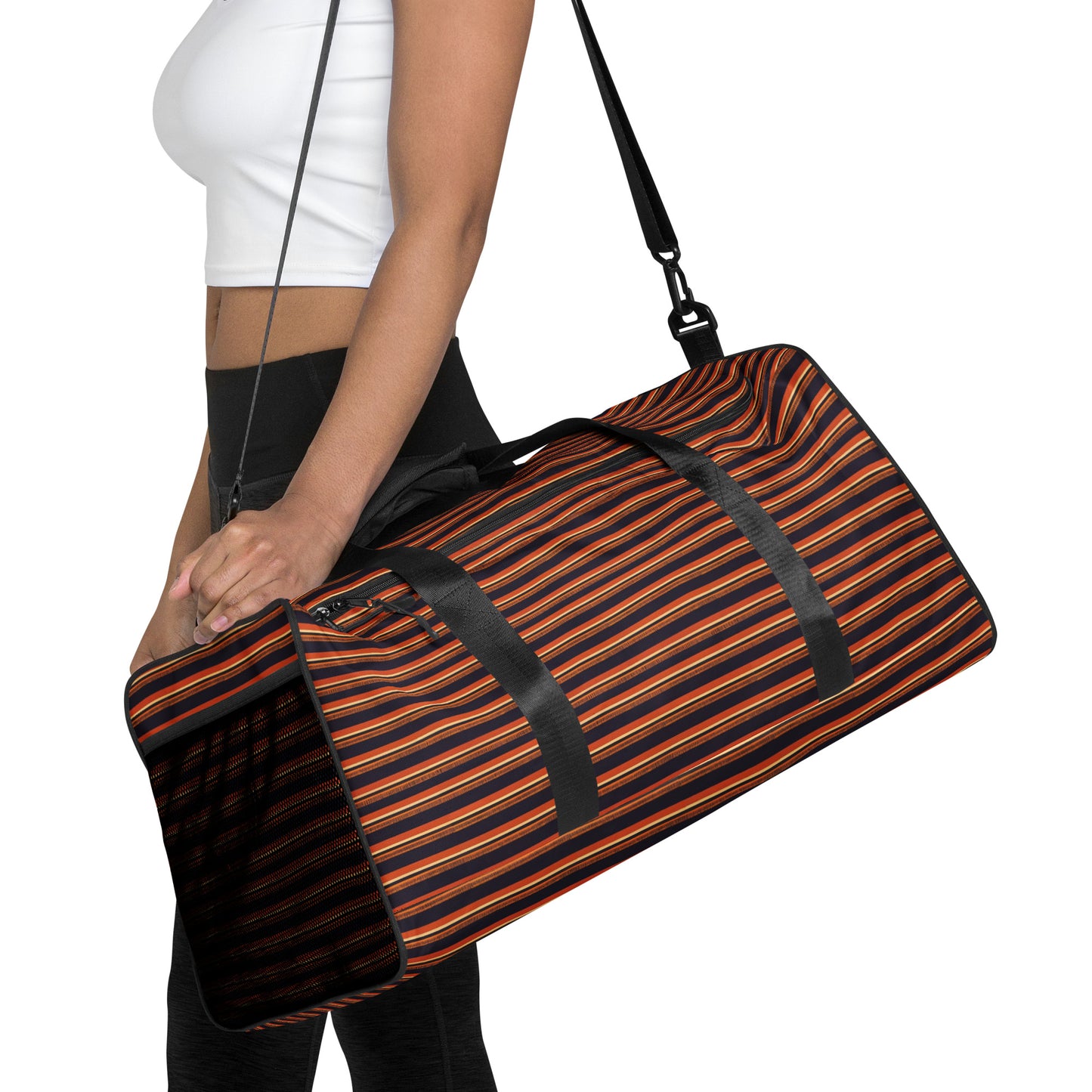 Savanna Sunset Stitches Duffle bag