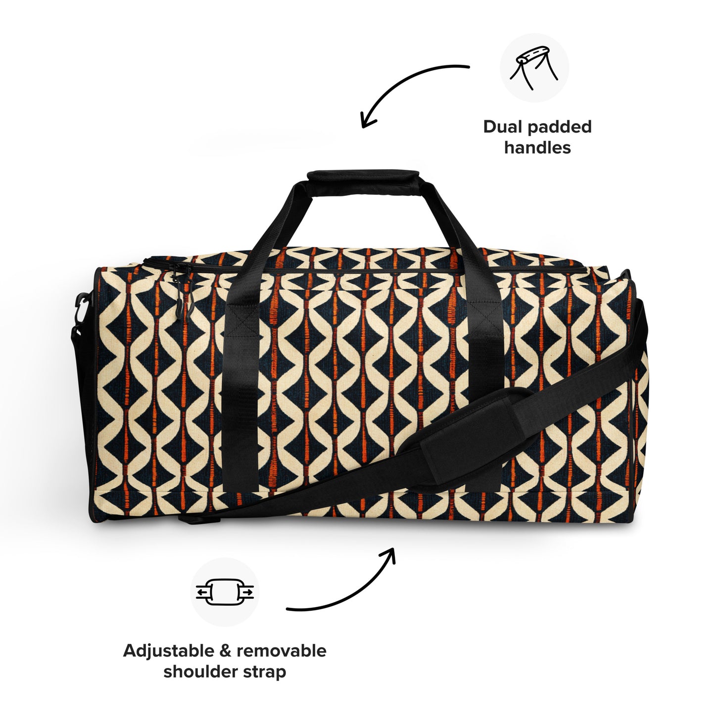 Tribal Tones In Harmony Duffle bag