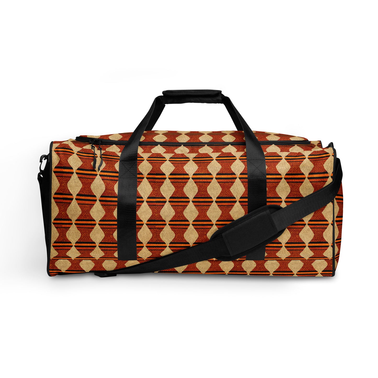 Tribal Tranquility In Neutral Duffle bag